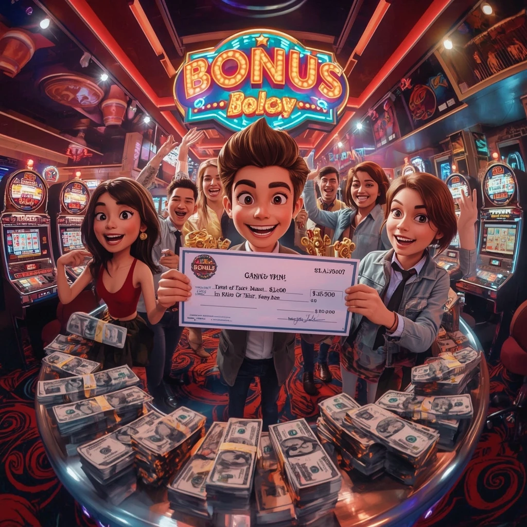 bonus dans les mains de l'homme au casino NINE CASINO