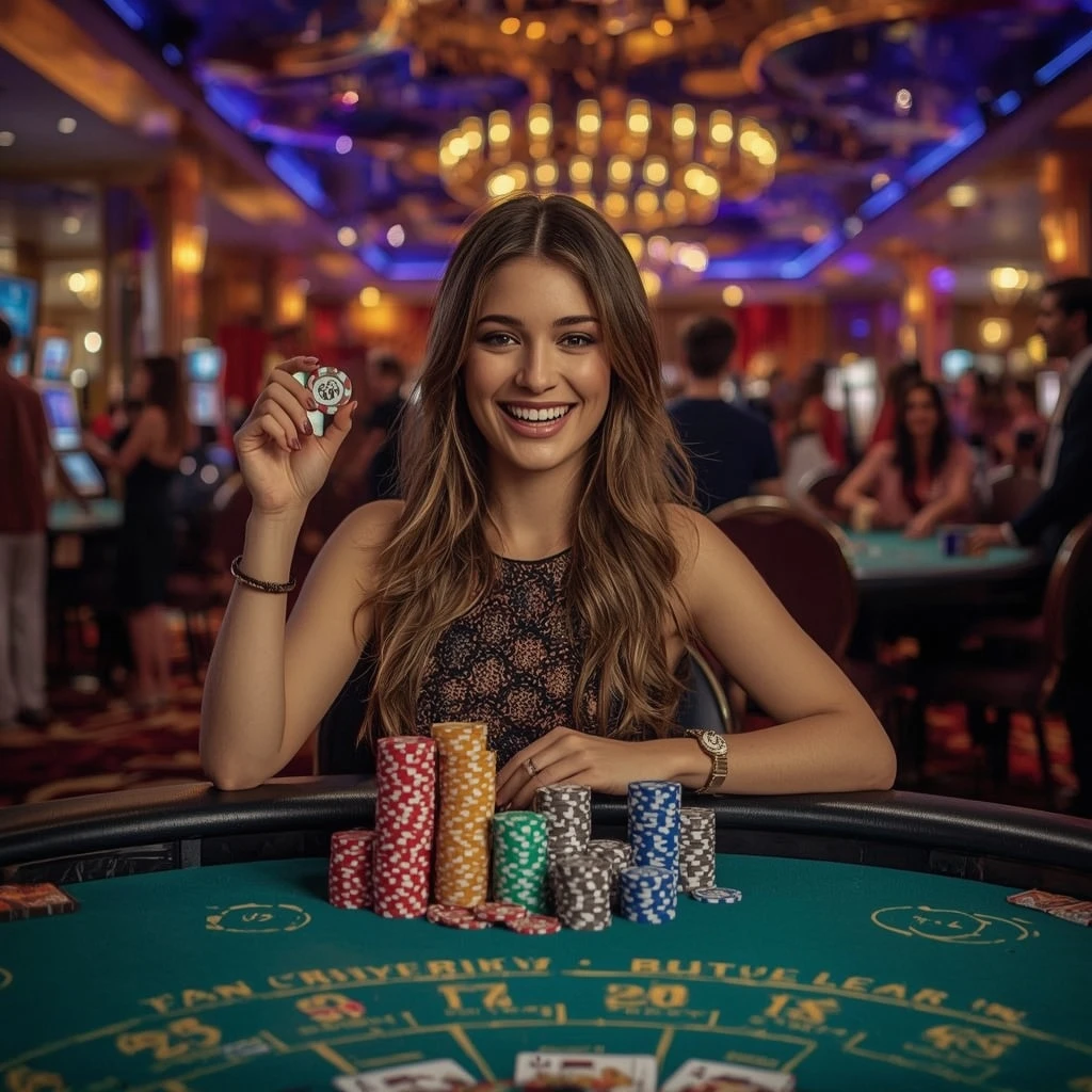 bonus dans les mains de l'homme au casino Nine Casino