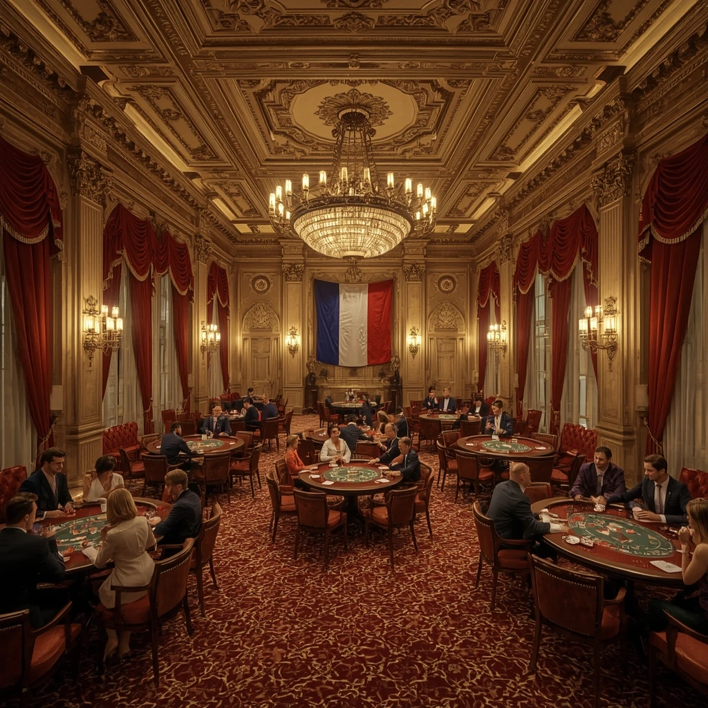 Le casino et le drapeau français NINE CASINO